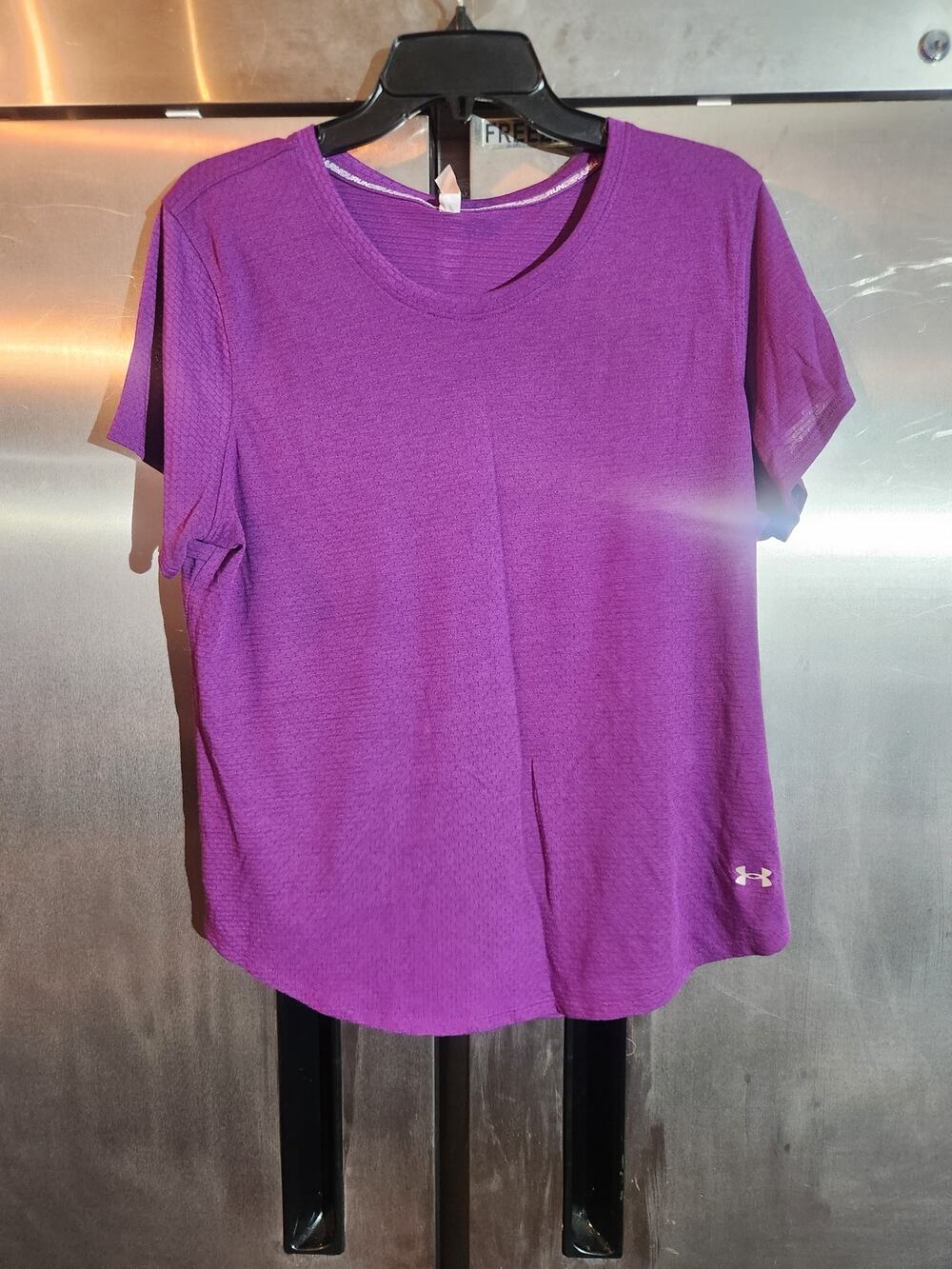 Under Armour HeatGear Fitted T-Shirt Purple Size XL